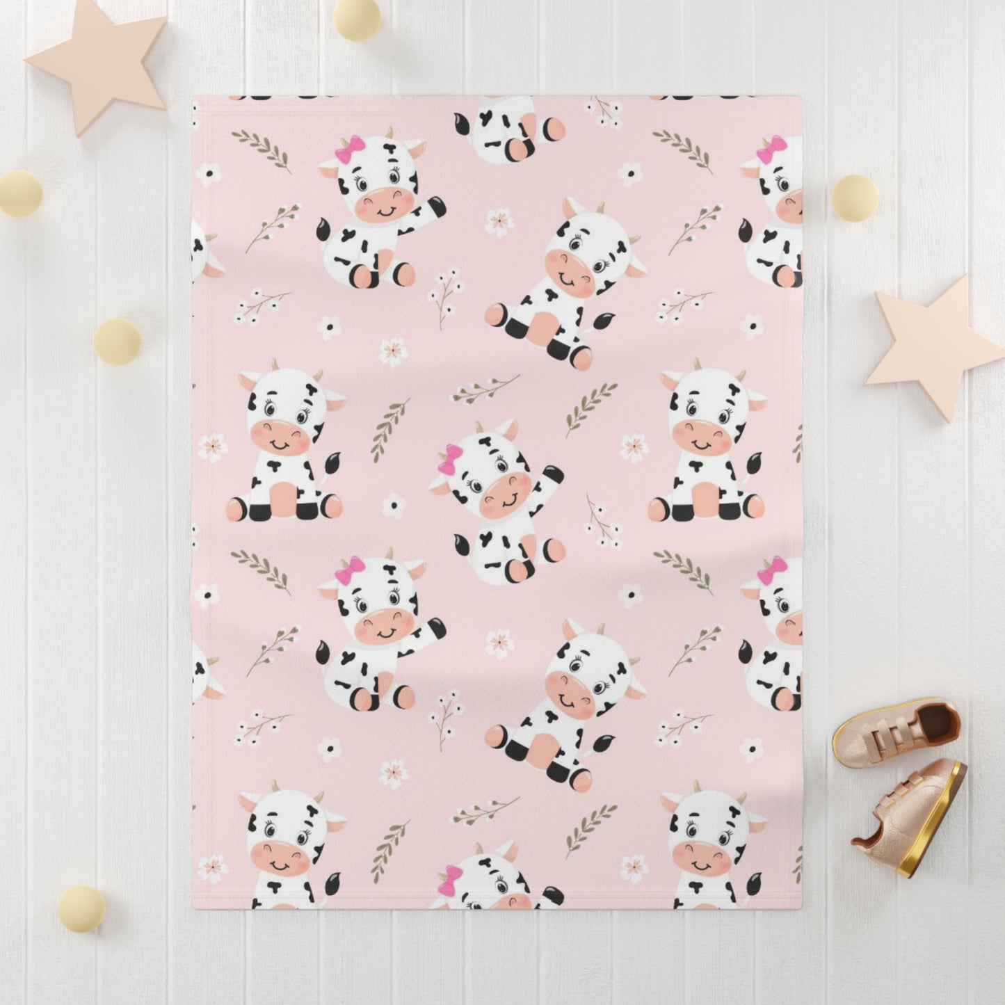 Calf Fleece Baby Blanket