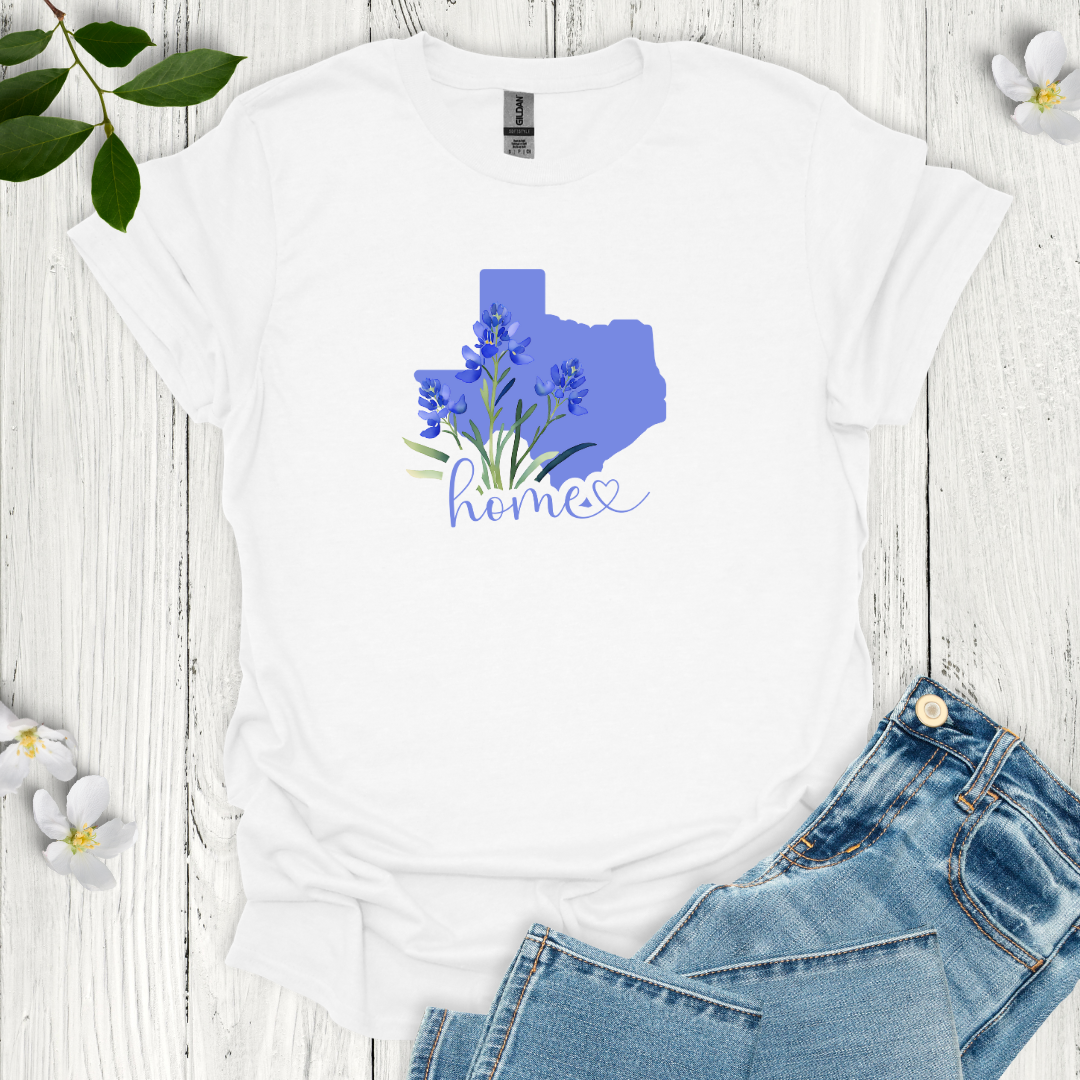 Texas State Flower Bluebonnet T-Shirt