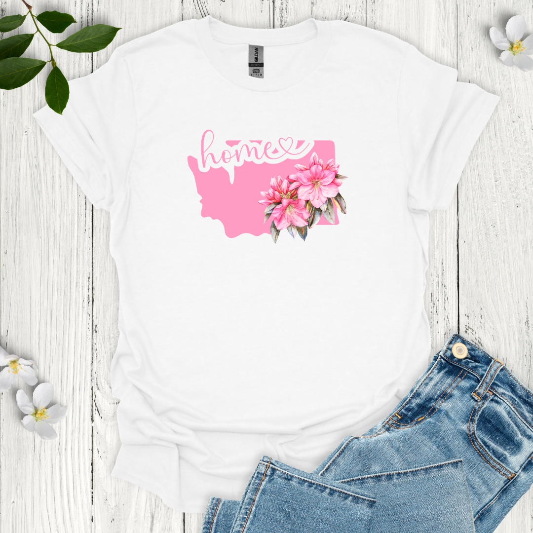 Washington State Flower Rhododendron T-Shirt