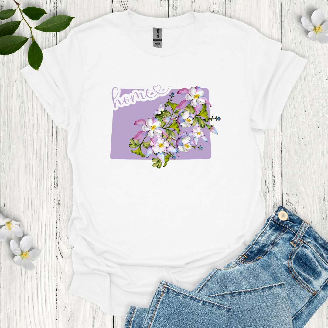 Colorado State Flower Columbine T-Shirt