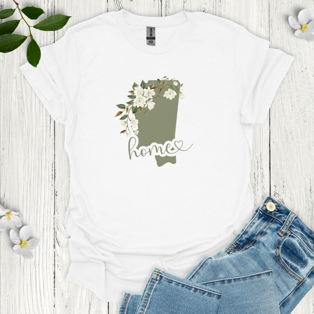 Mississippi State Flower Magnolia T-Shirt
