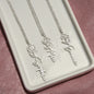 Personalized Flower Name Necklace