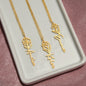 Personalized Flower Name Necklace