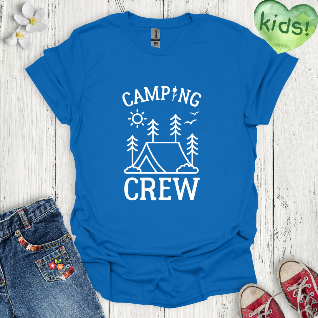Camping Crew Kids T-Shirt