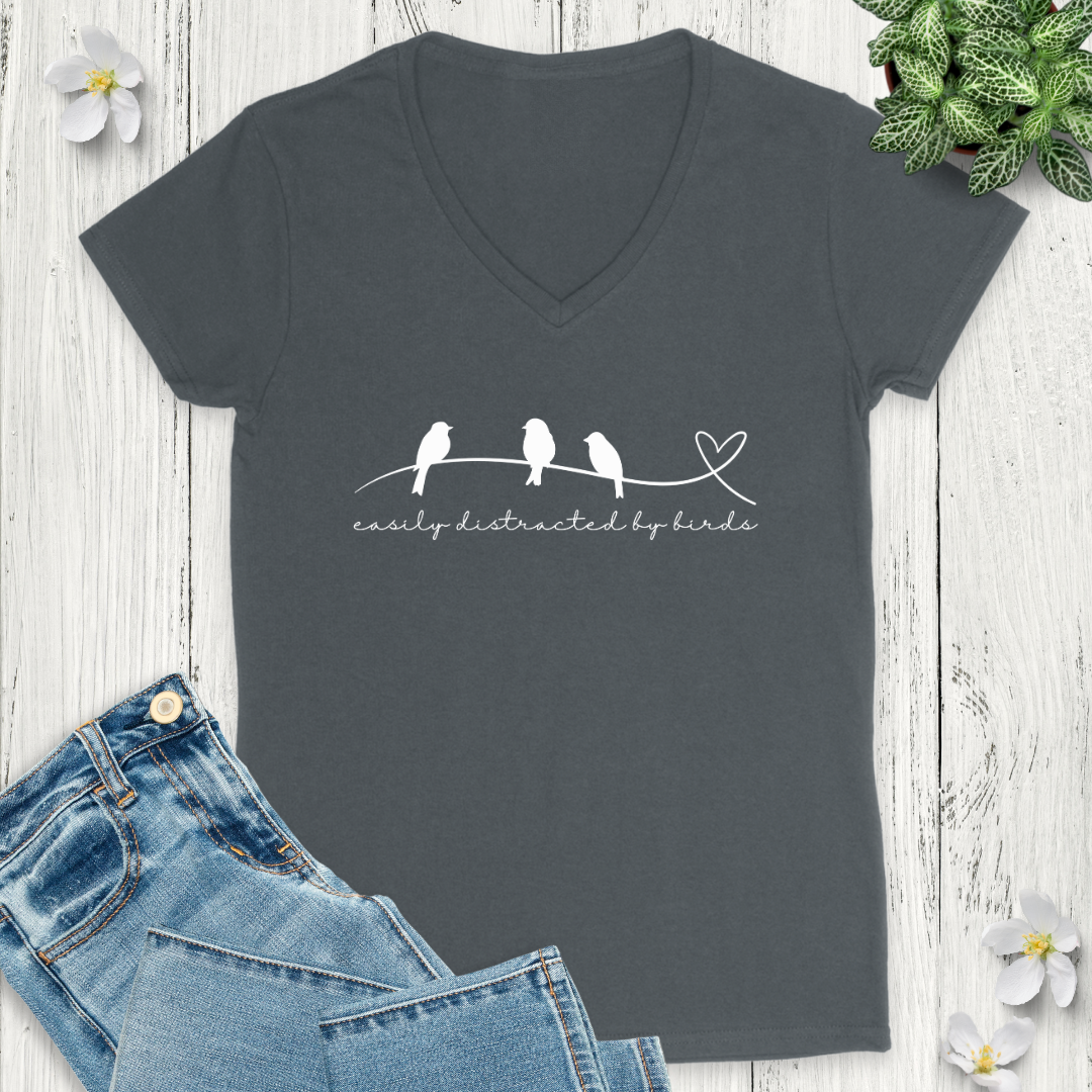 Easily Distracted V-Neck