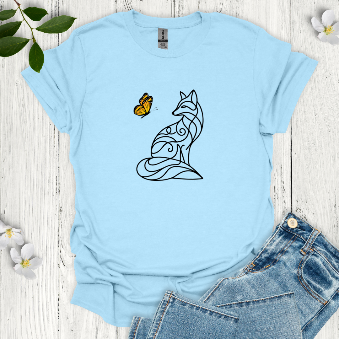 Fox and Butterfly T-Shirt