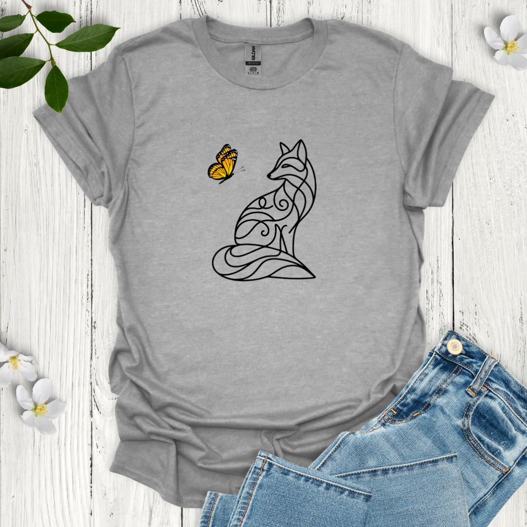Fox and Butterfly T-Shirt