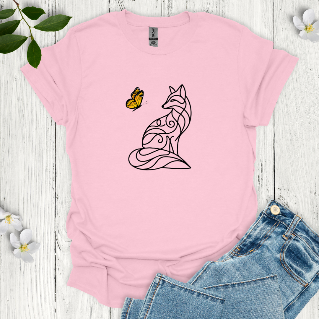 Fox and Butterfly T-Shirt