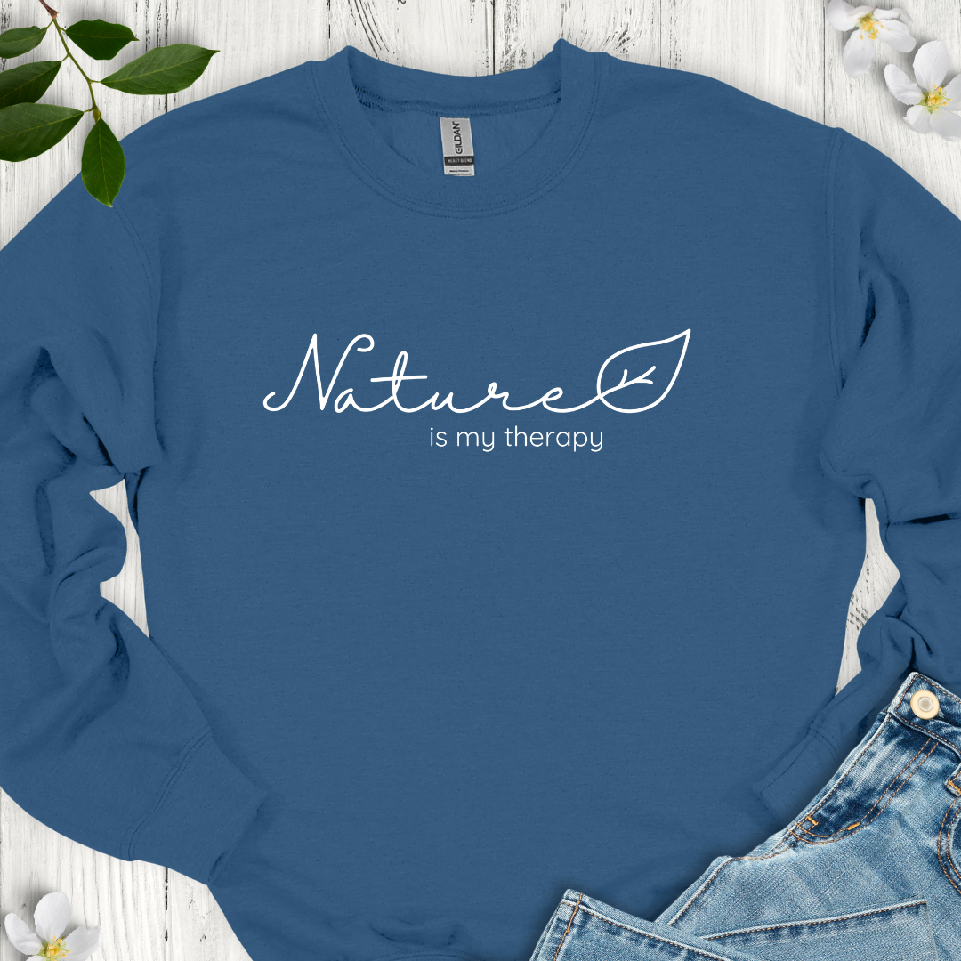 Nature is my Therapy Crewneck