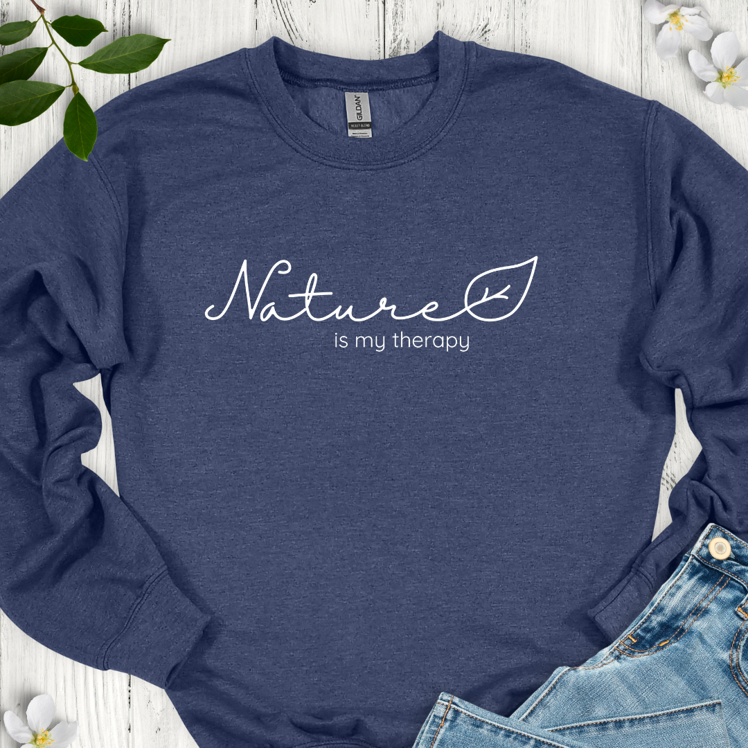 Nature is my Therapy Crewneck