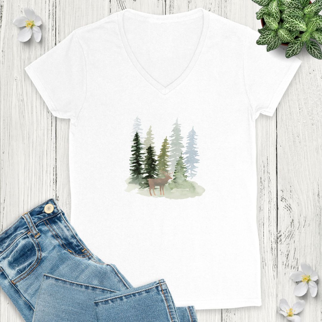Quiet Woods V-Neck