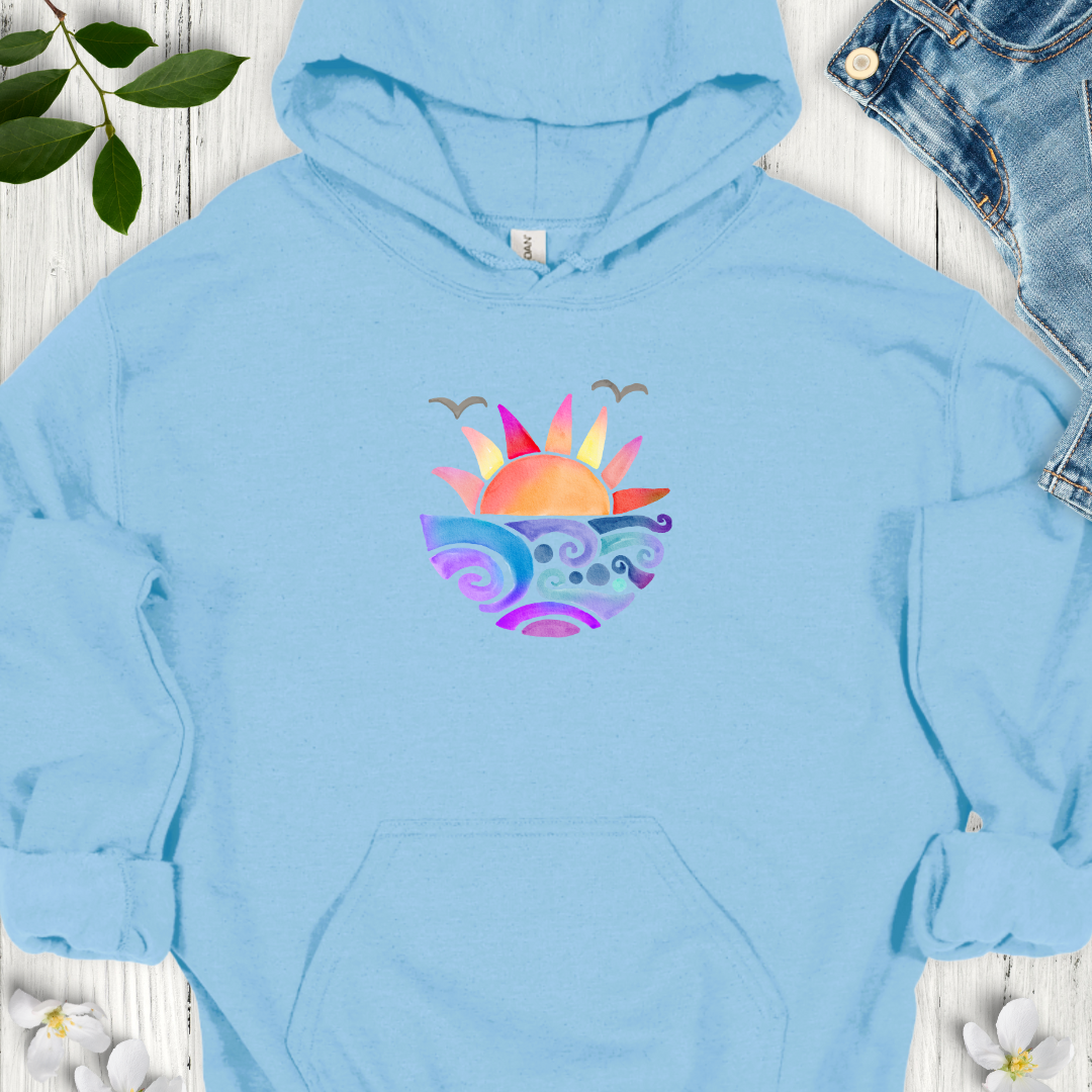 Radiant Ripples Hoodie