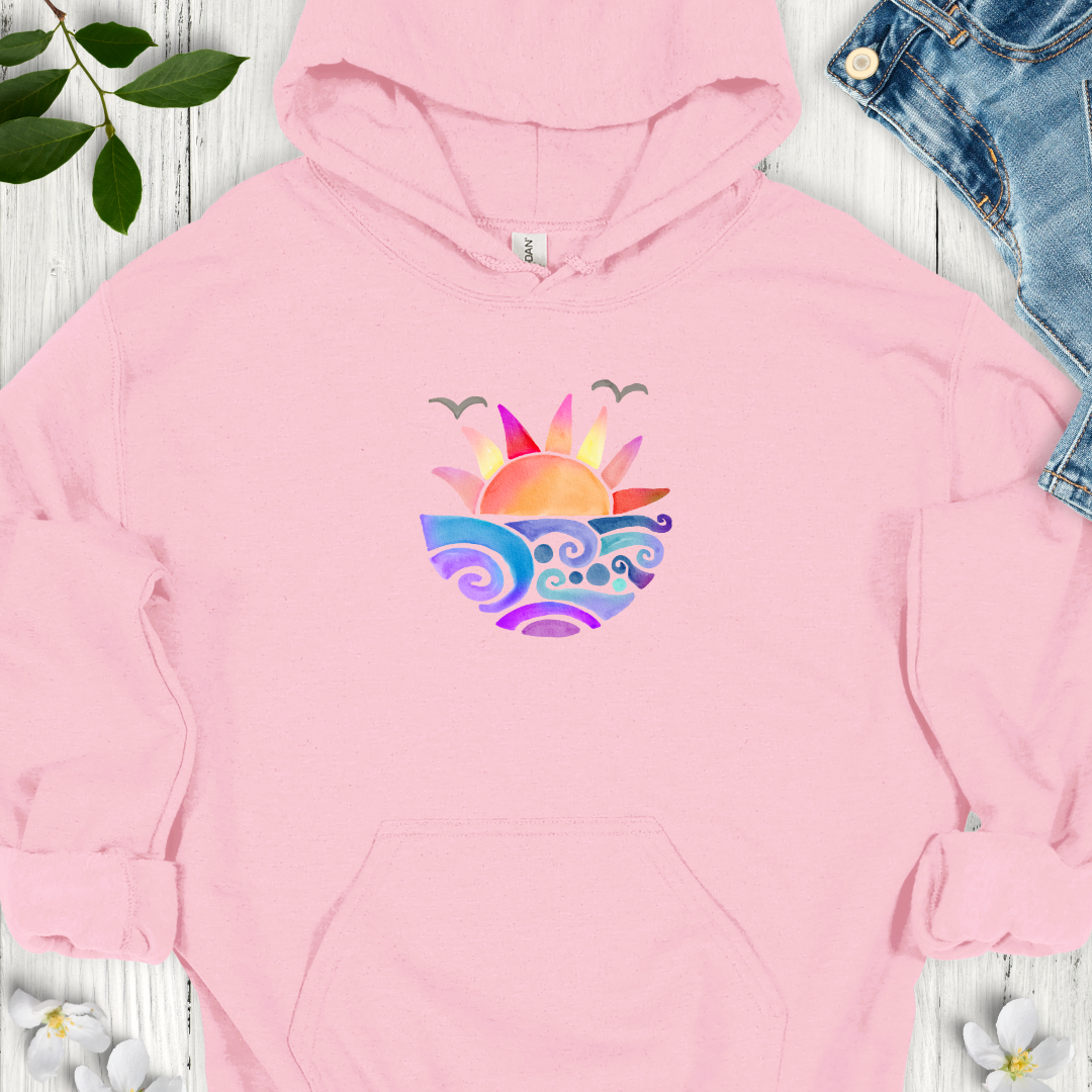 Radiant Ripples Hoodie