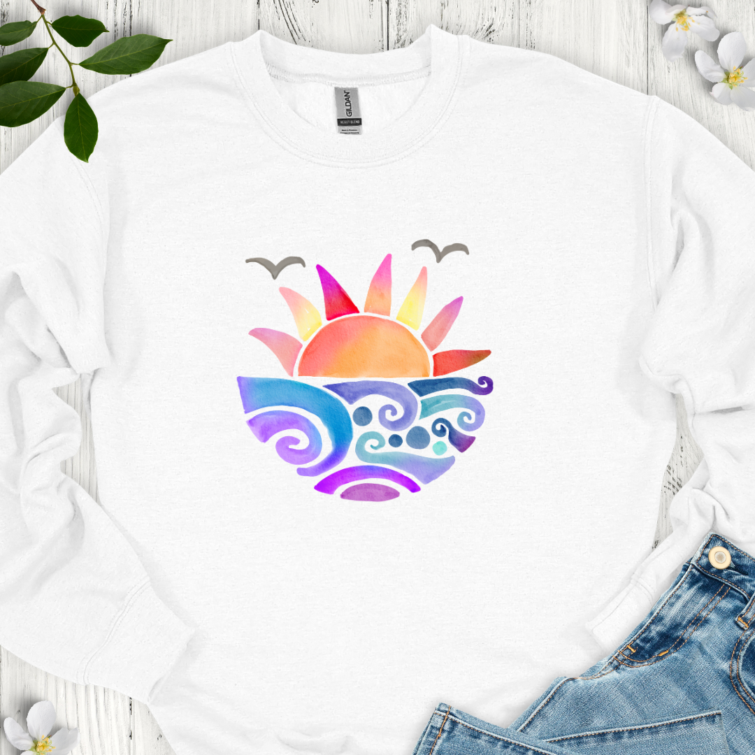 Radiant Ripples Crewneck