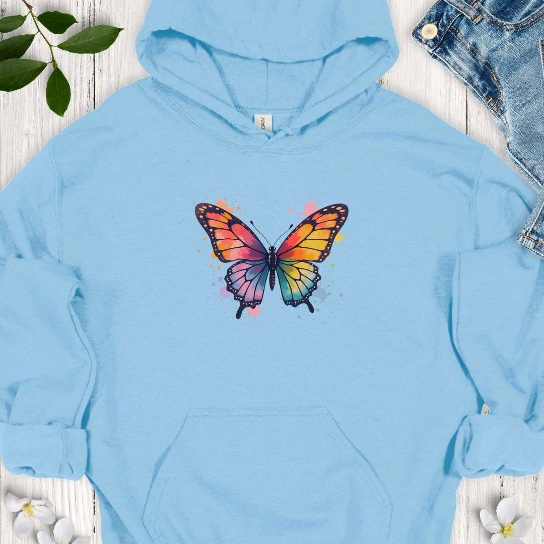 Vibrant Wings Hoodie