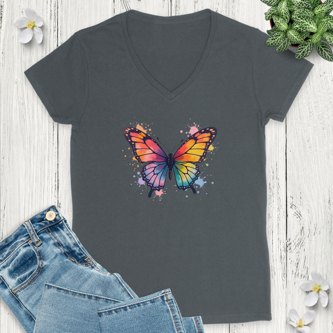 Vibrant Wings V-Neck