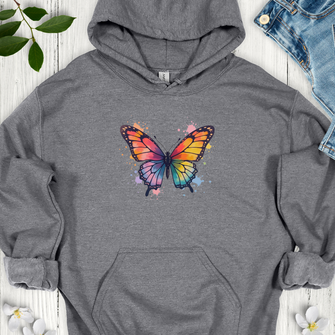 Vibrant Wings Hoodie