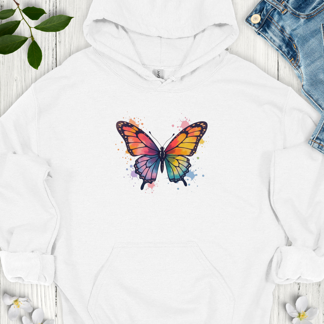 Vibrant Wings Hoodie