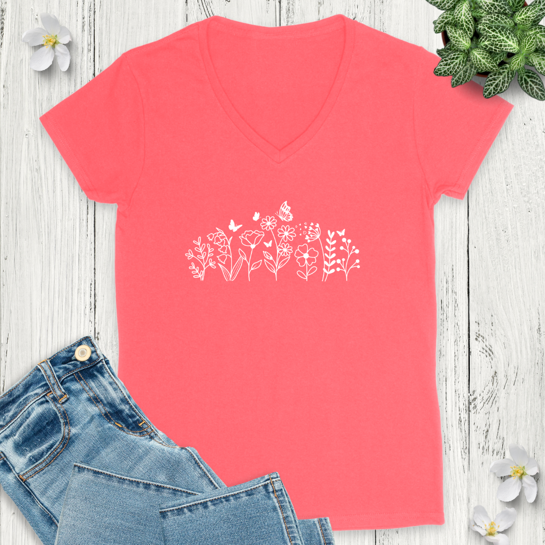 Wildflower V-Neck