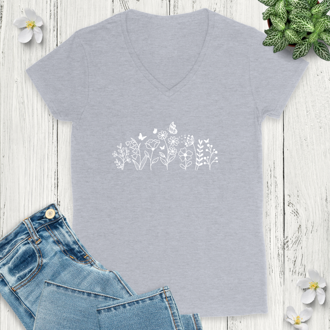 Wildflower V-Neck