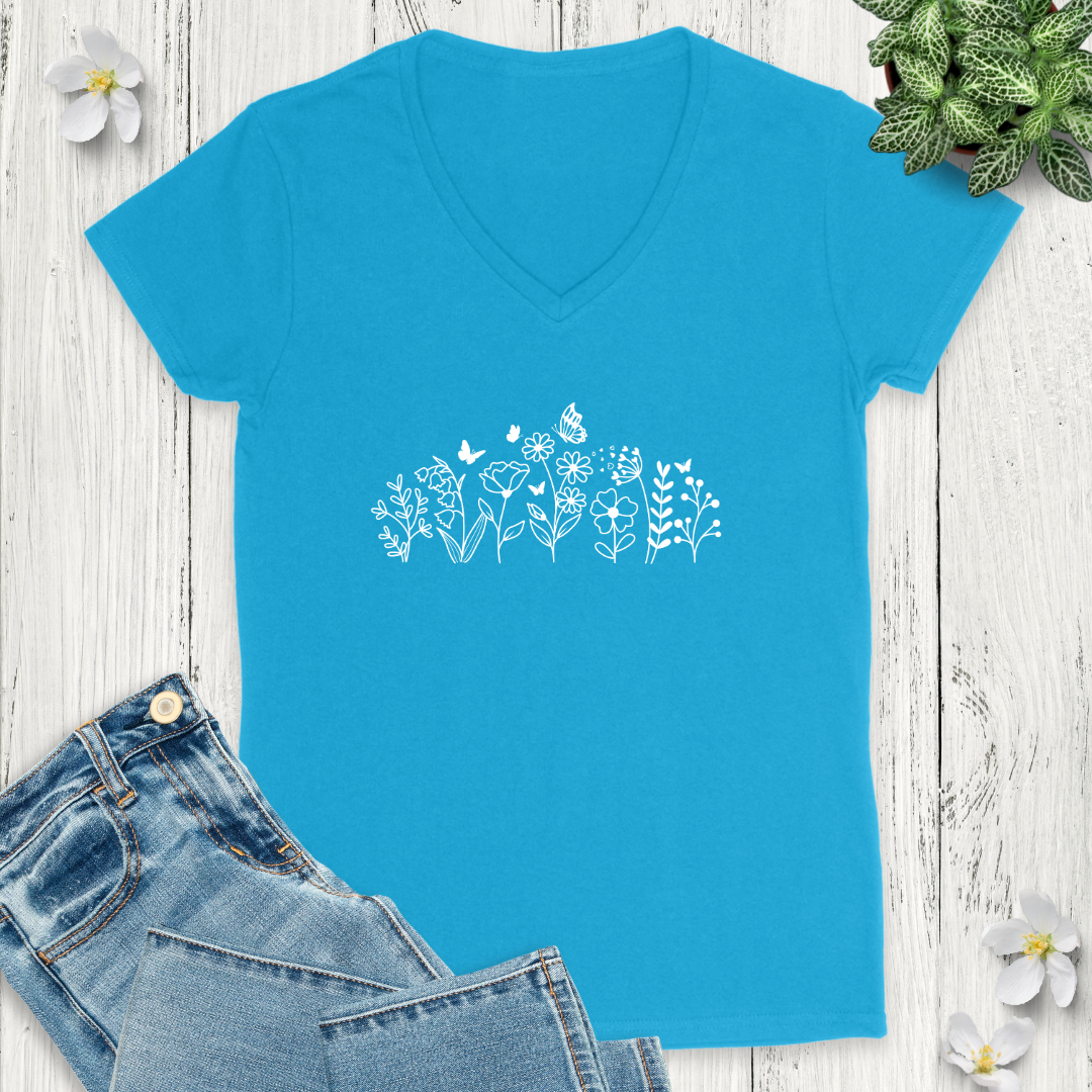 Wildflower V-Neck