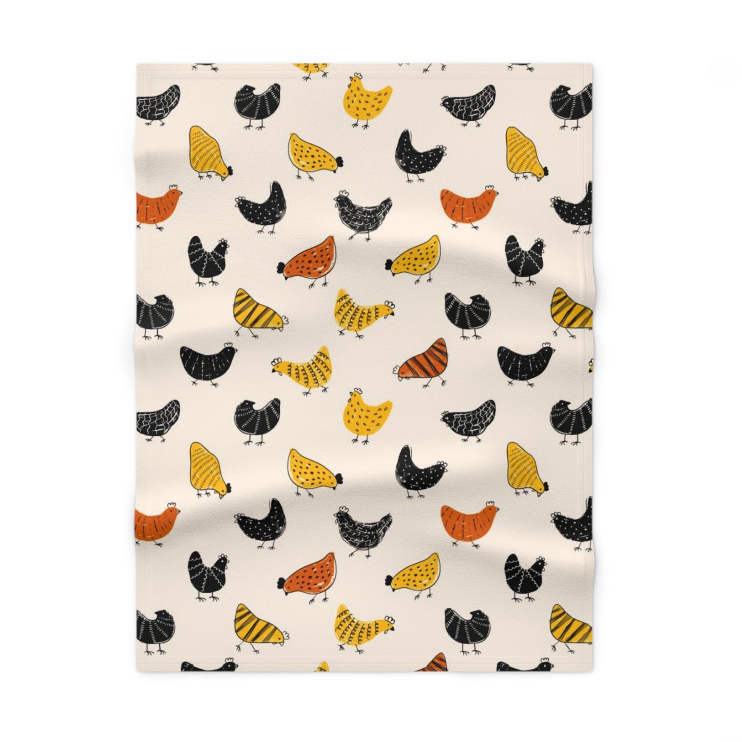 Chicken Fleece Baby Blanket