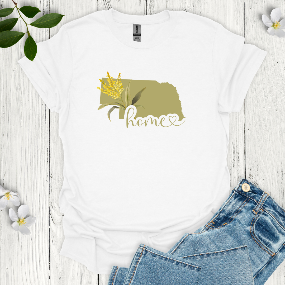 Nebraska State Flower Goldenrod T-Shirt