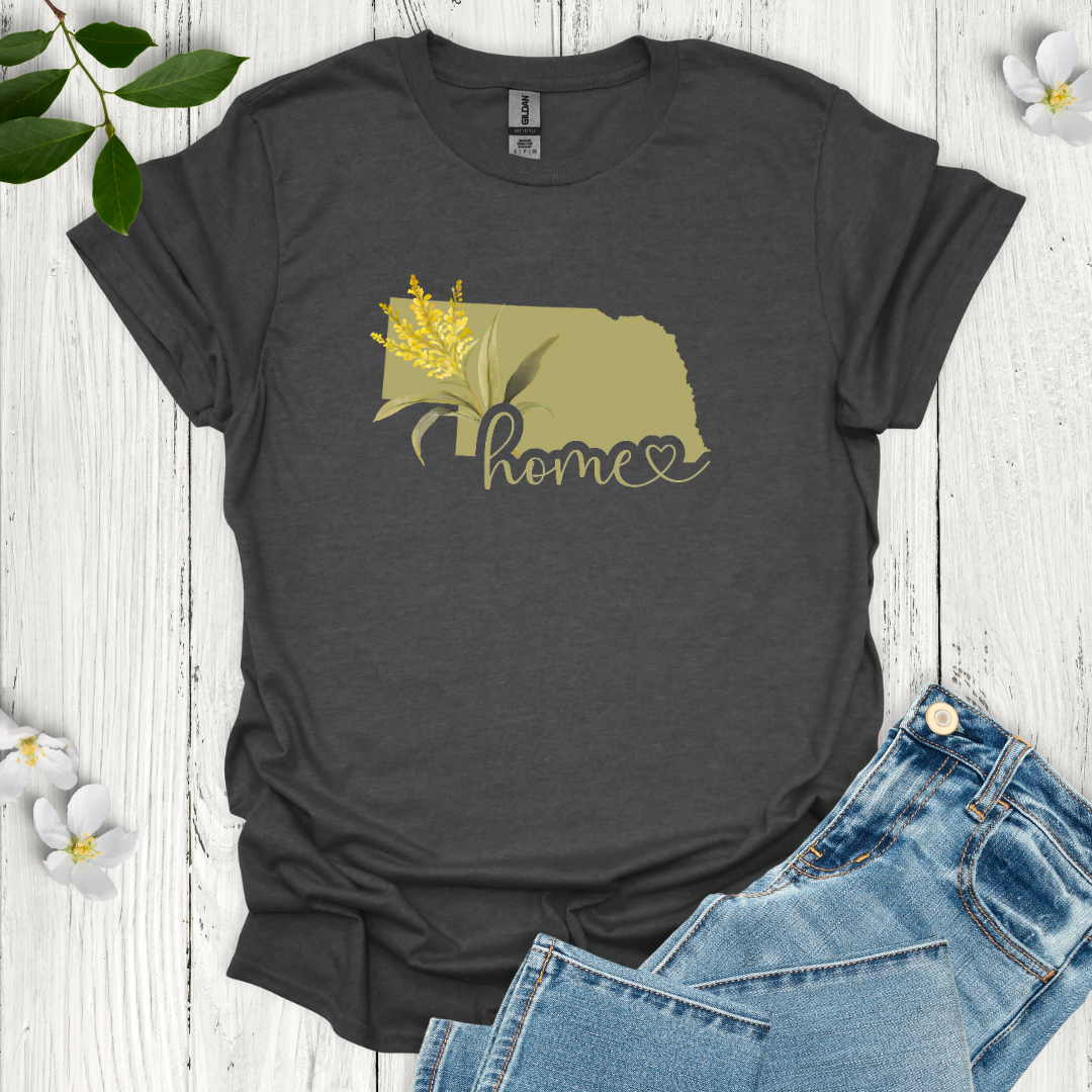 Nebraska State Flower Goldenrod T-Shirt