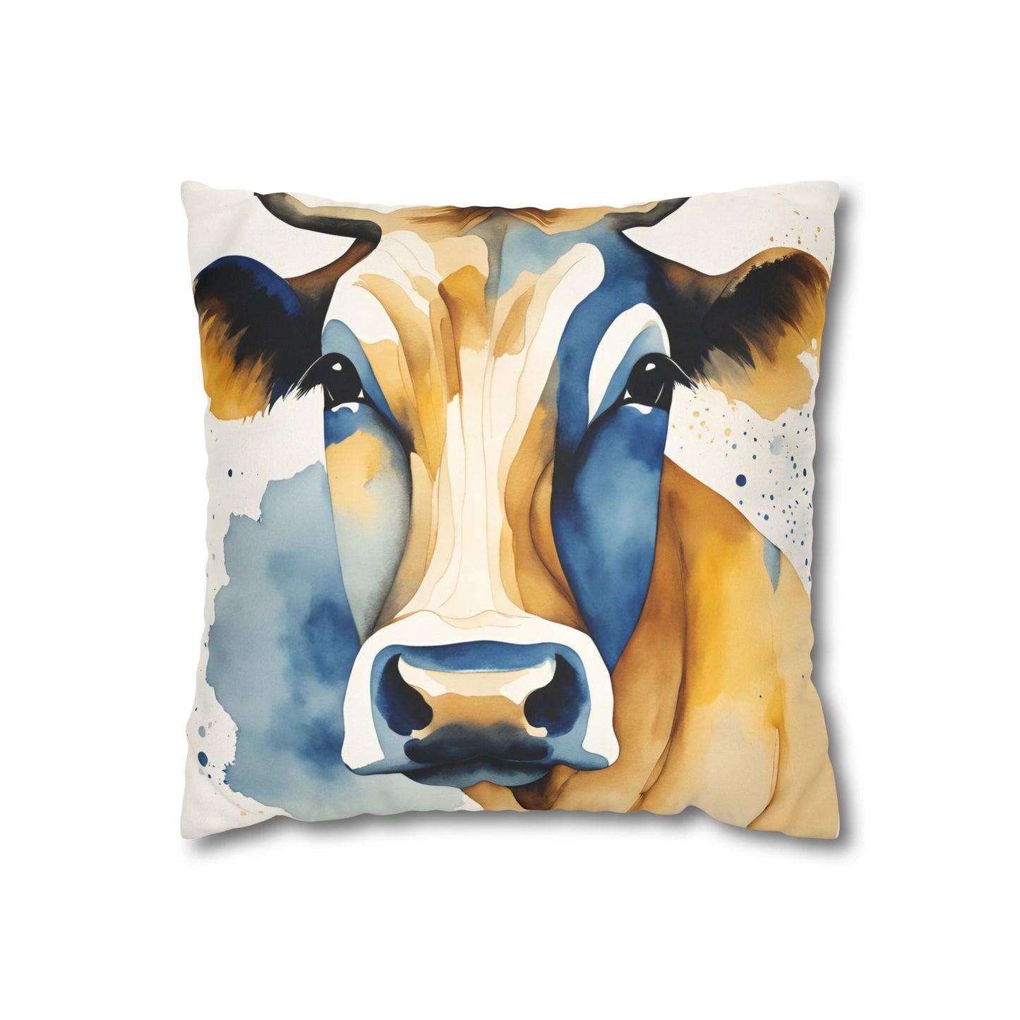 Cow Faux Suede Pillowcase