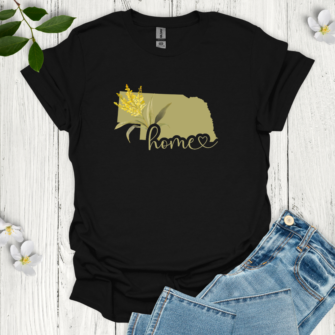 Nebraska State Flower Goldenrod T-Shirt