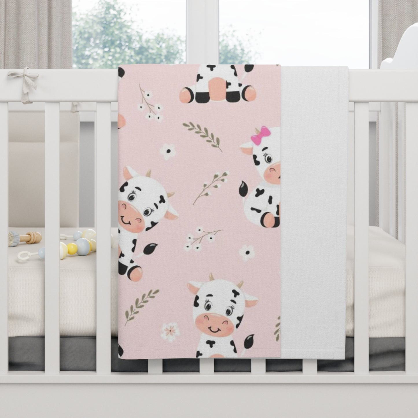 Calf Fleece Baby Blanket