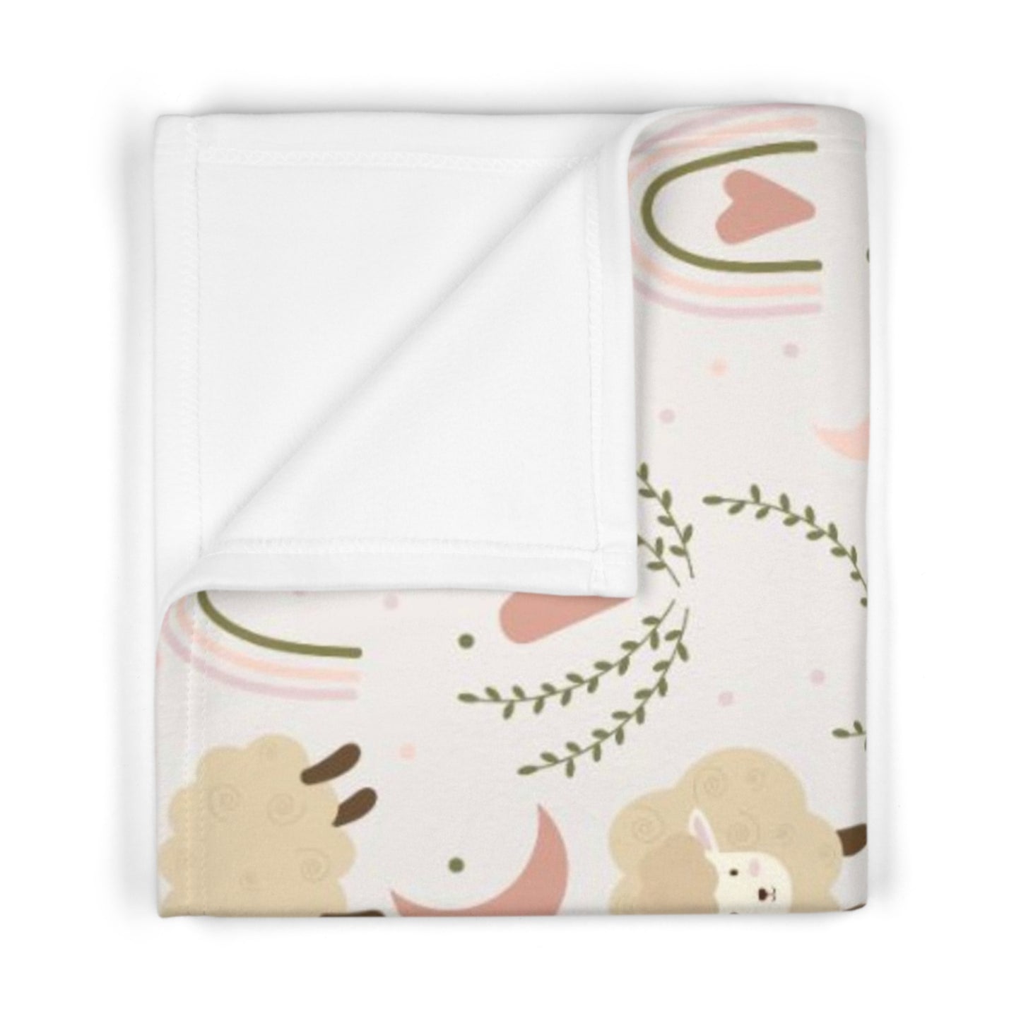 Sheep Fleece Baby Blanket