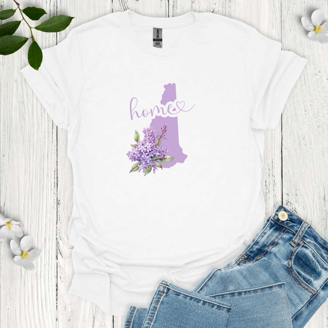 New Hampshire State Flower Lilac T-Shirt