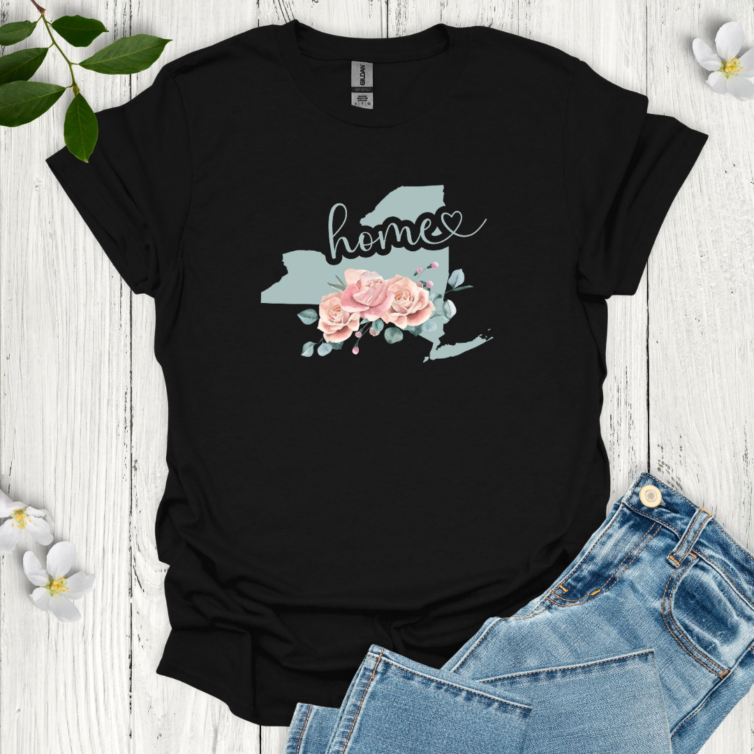 New York State Flower Rose T-Shirt