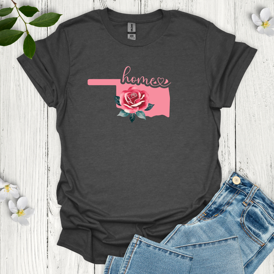 Oklahoma State Flower Rose T-Shirt