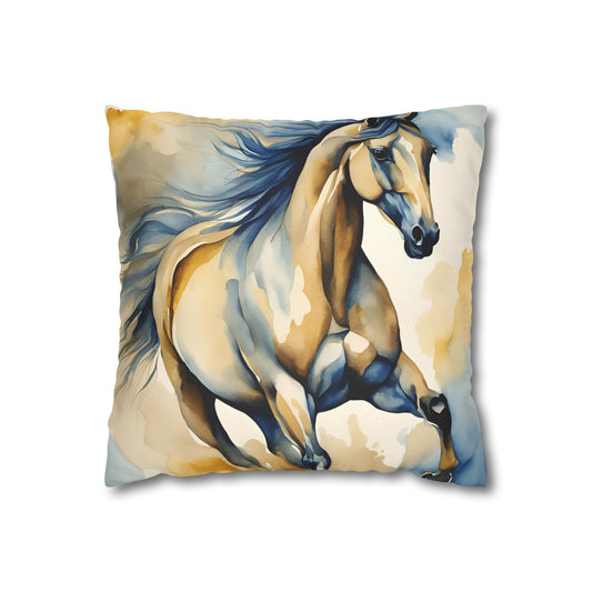 Horse Faux Suede Pillowcase