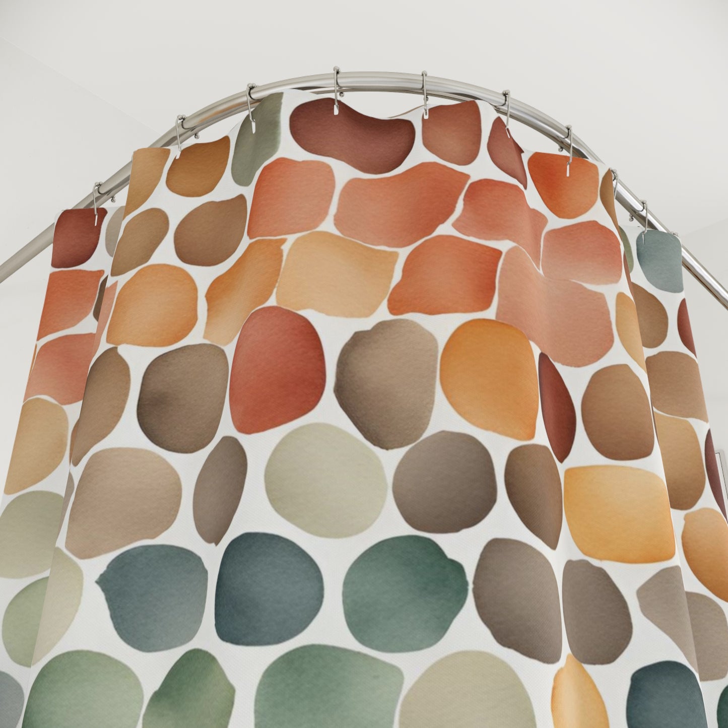 Stones Colorful Shower Curtain