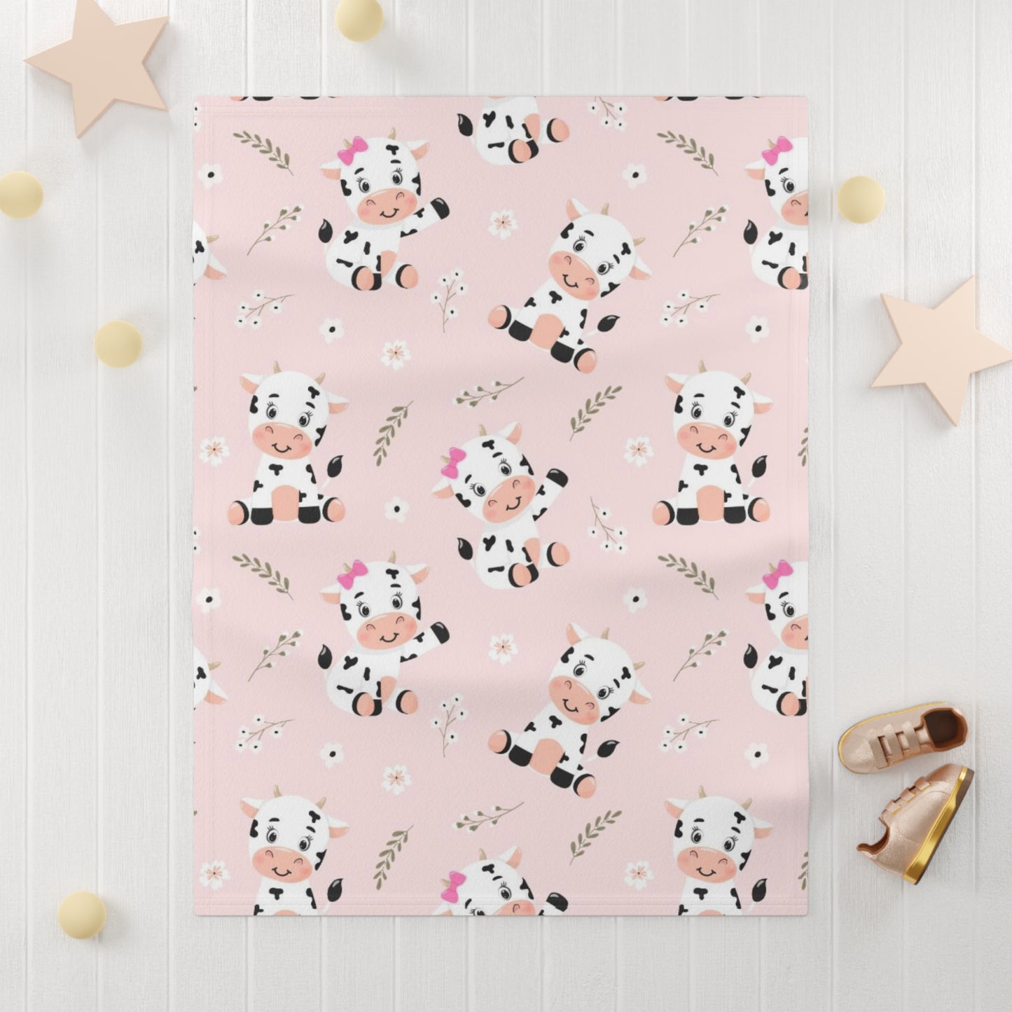 Calf Fleece Baby Blanket