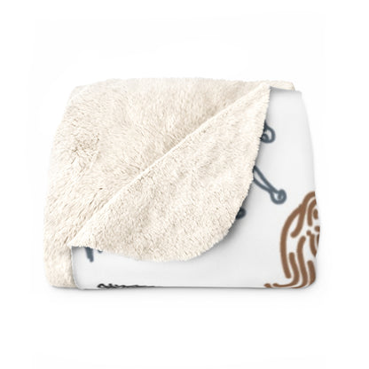 Horse Sherpa Fleece Blanket