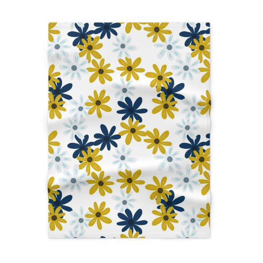 Blooming Fleece Baby Blanket