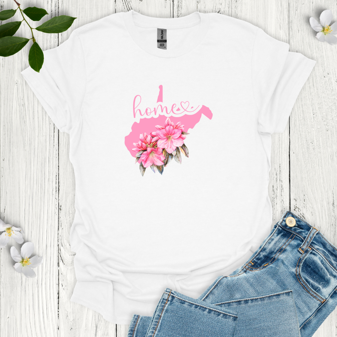 West Virginia State Flower Rhododendron T-Shirt