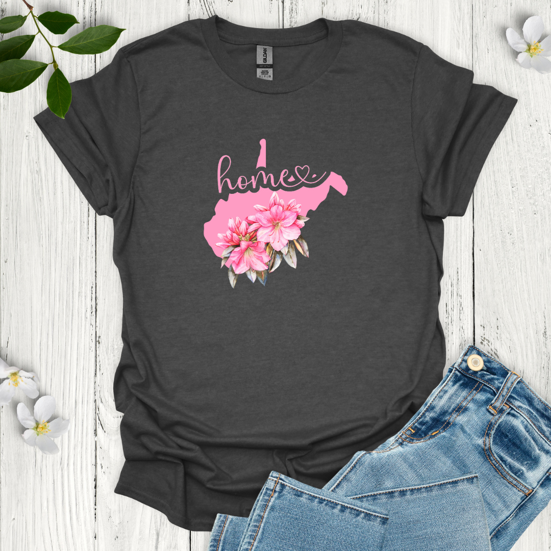 West Virginia State Flower Rhododendron T-Shirt