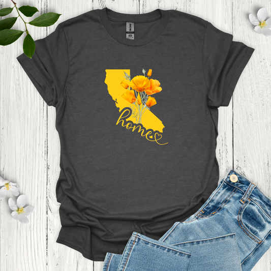 California State Flower Poppy T-Shirt