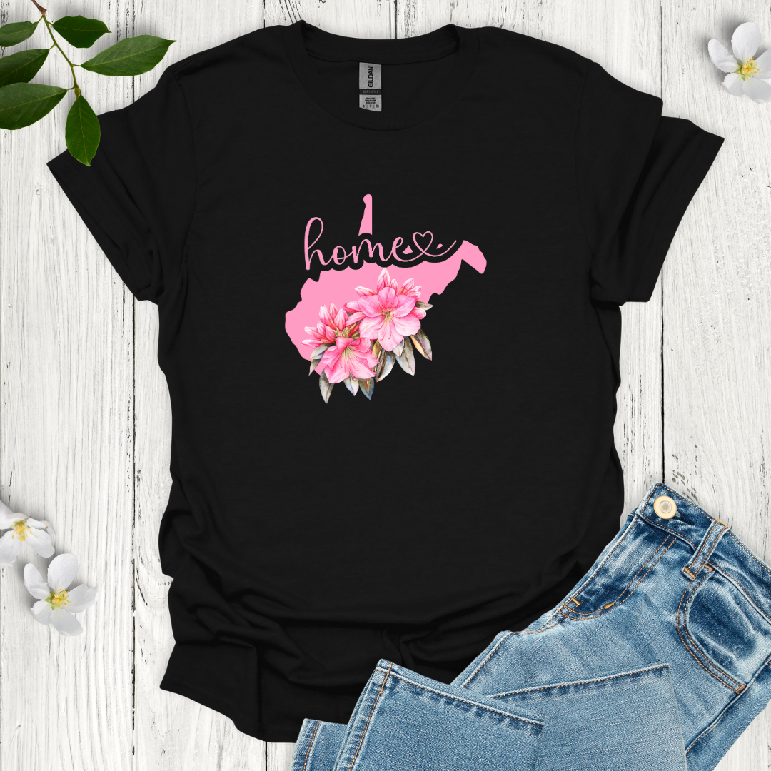 West Virginia State Flower Rhododendron T-Shirt