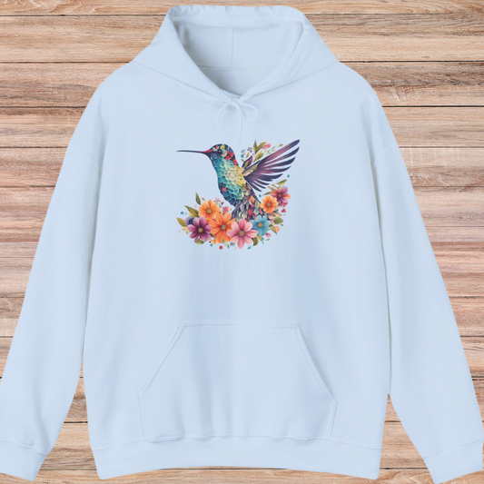 Hummingbird Flowers Hoodie