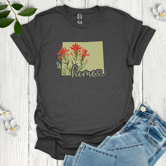 Wyoming State Flower Indian Paintbrush T-Shirt