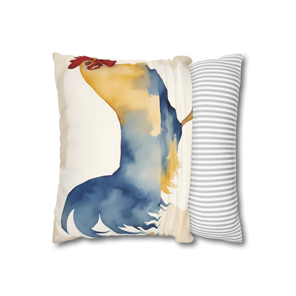 Chicken Faux Suede Pillowcase