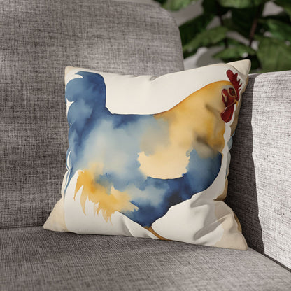 Chicken Faux Suede Pillowcase