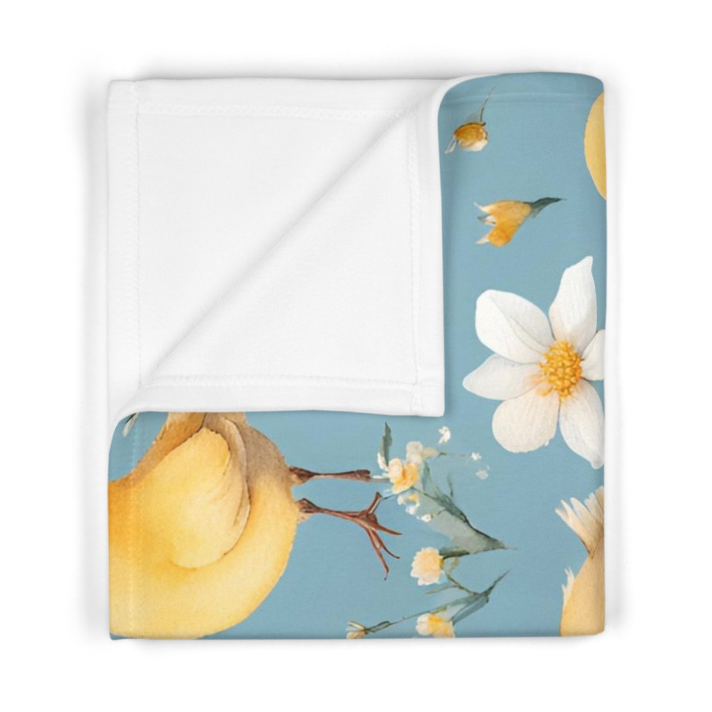 Chick Fleece Baby Blanket