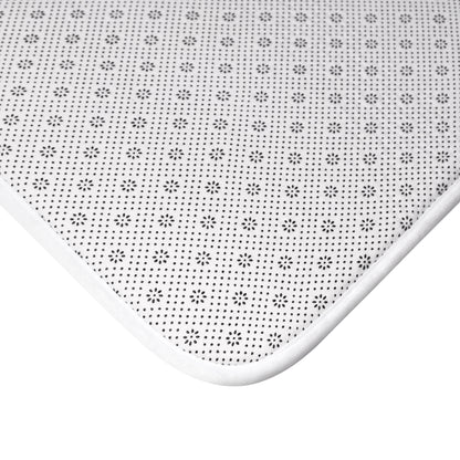 Stones Neutral Microfiber Bath Mat